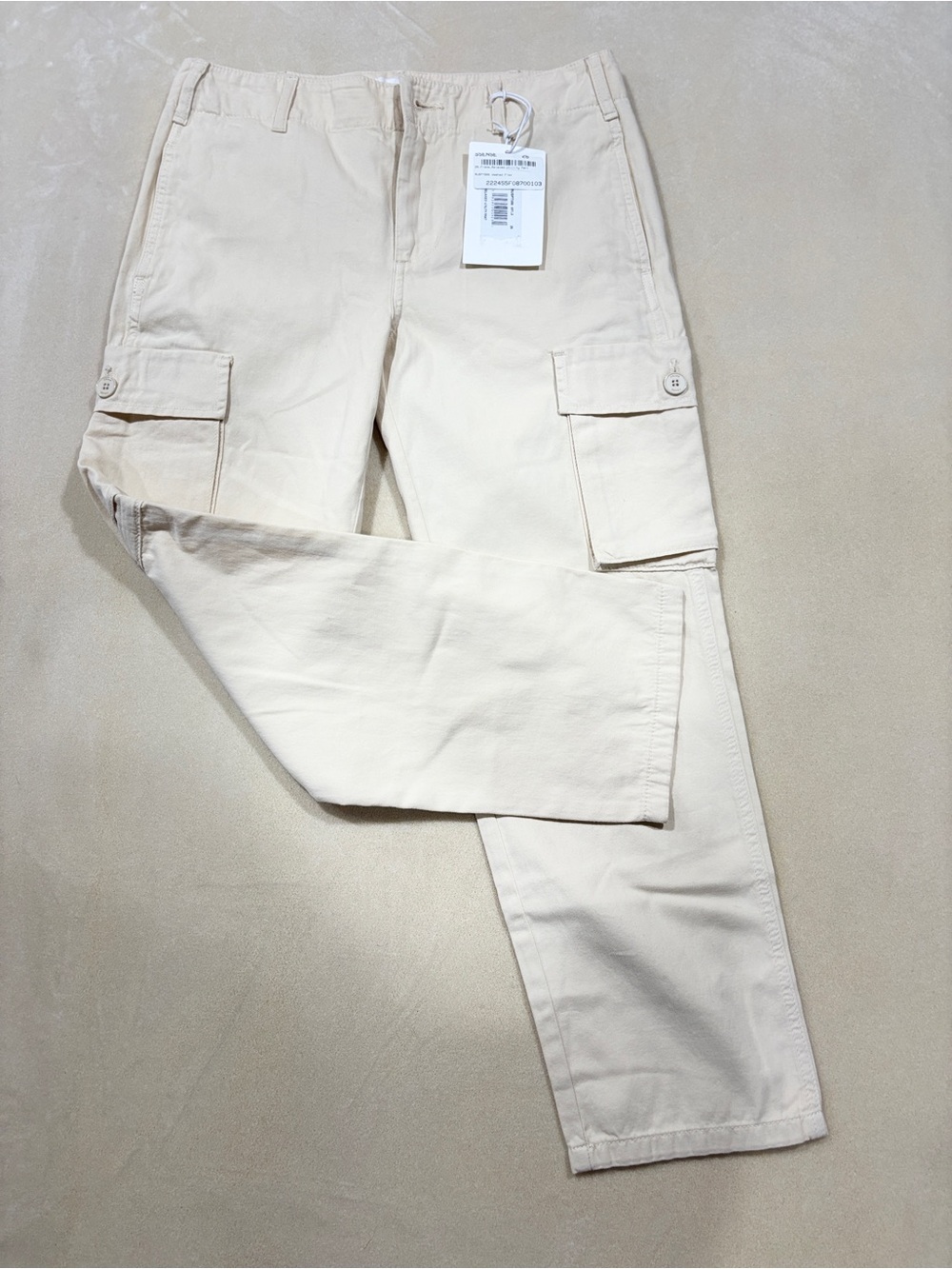 Frame Denim Women’s Cargo Pants in Light Beige